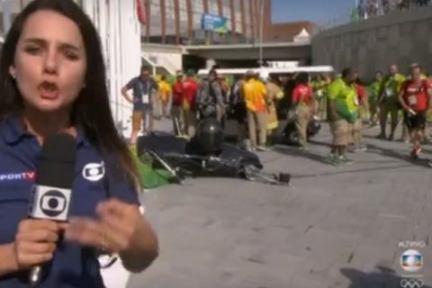 Ατύχημα με πτώση κάμερας στο Ολυμπιακό Πάρκο