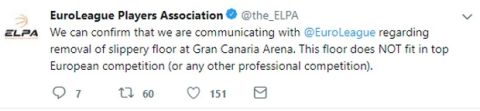 Η EuroLegue υποχρεώνει την Γκραν Κανάρια να αλλάξει παρκέ έπειτα από αίτημα της Ένωσης παικτών