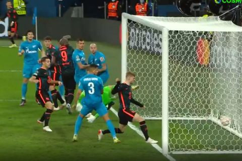 Η προβολή του Βέρνερ για το 1-0 της Τσέλσι επί της Ζενίτ στην 6η αγωνιστική των ομίλων του Champions League 
