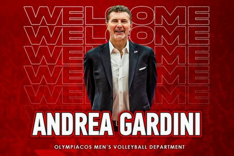 Ο Αντρέα Γκαρντίνι νέος προπονητής του Ολυμπιακού