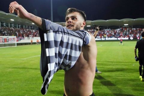 Κωνσταντινίδης: "Χαρούμενος για το γκολ της πρόκρισης"