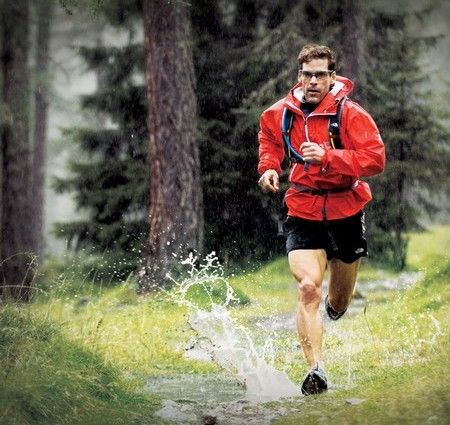 Dean Karnazes running in the Dolomites, Cortina, Italy.