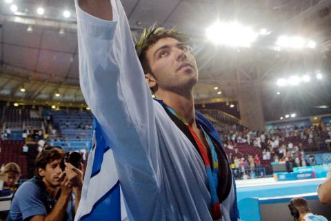 Ο Αλέξανδρος Νικολαΐδης στους Ολυμπιακούς Αγώνες στην Αθήνα το 2004