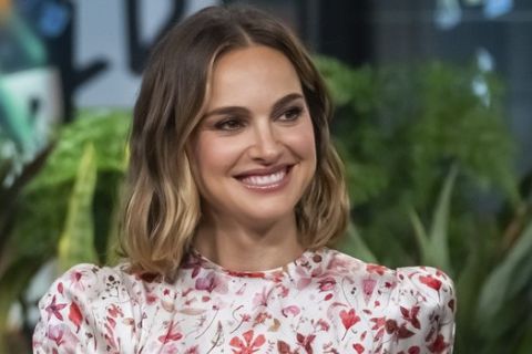 Natalie Portman participates in the BUILD Speaker Series to discuss the film "Lucy in th Sky" at BUILD Studio on Wednesday, Oct. 2, 2019, in New York. (Photo by Charles Sykes/Invision/AP)