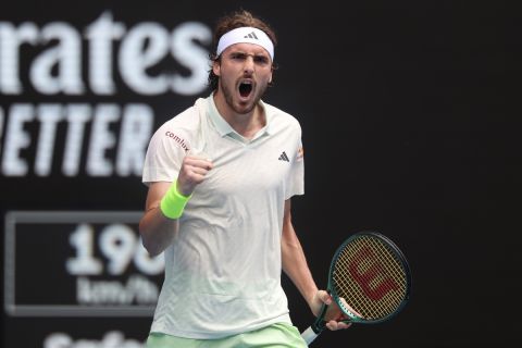 Ο Στέφανος Τσιτσιπάς στο Australian Open