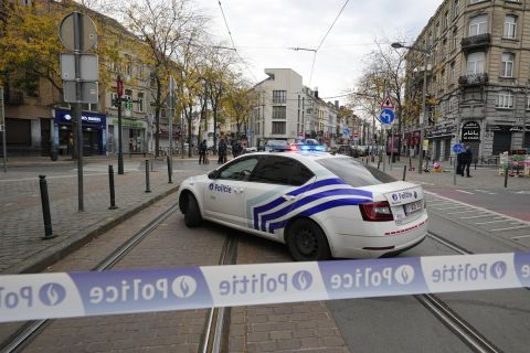 Περιπολικό στο Βέλγιο μετά την τρομοκρατική επίθεση