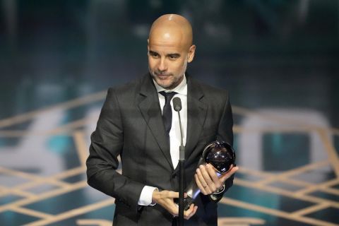 Ο Πεπ Γκουαρδιόλα παίνει το βραβείο της FIFA για τον καλύτερο προπονητή της χρονιάς | 15 Ιανουαρίου 2024