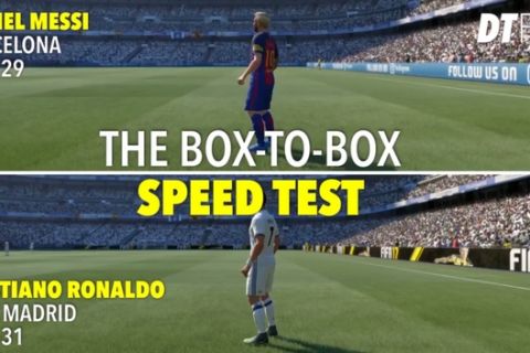 Mέσι vs Ρονάλντο: Ποιος είναι πιο γρήγορος στο FIFA 17;