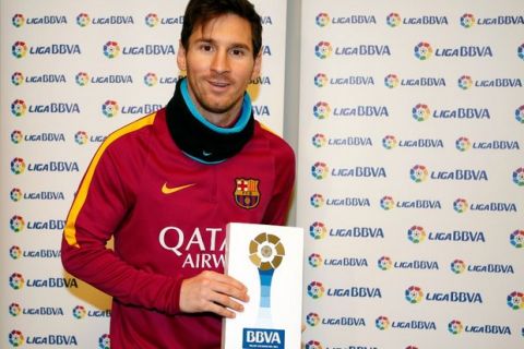 Πρώτη φορά στον Μέσι το βραβείο της La Liga!