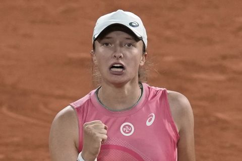 Η Ίγκα Σβιόντεκ από αναμέτρηση στο Roland Garros | 7 Ιουνίου 2021