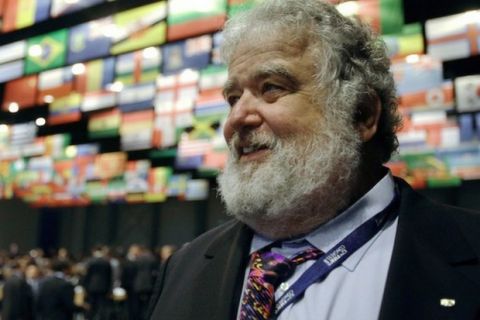 (FILES) This May 25, 2012 file photo shows member of the FIFA Executive Committee and Commissioner of the American Soccer League and Executive Vice President of the US Soccer Federation and General Secretary of CONCACAF Chuck Blazer in Hungexpo of Budapest.  Chuck Blazer, once the most powerful man in US football, was an FBI informant used to spy on FIFA, the New York Daily News reported November 4, 2014. Blazer, who is now suffering from cancer, secretly recorded conversations with officials he arranged to meet at his London hotel during the 2012 Olympics, the report said.The FBI pressured Blazer into working for them from 2011 because he failed to pay income taxes on millions of dollars he made as a leader of CONCACAF, football's governing body for North and Central America and the Caribbean, said the report published at the weekend. The bidding process for the 2018 and 2022 World Cups has been the subject of a corruption probe headed by Michael Garcia, a former US prosecutor, who has tendered his report to FIFA.  AFP PHOTO / PETER KOHALMIPETER KOHALMI/AFP/Getty Images