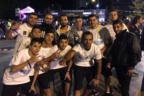 230 πρόσφυγες έτρεξαν στον 5ο Διεθνή Νυχτερινό Ημιμαραθώνιο Θεσσαλονίκης