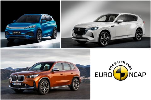 Crash Test για τα BMW X1 και Mazda CX-60, το κινέζικο BYD Atto 3 και άλλα 7 νέα μοντέλα από τον Euro NCAP