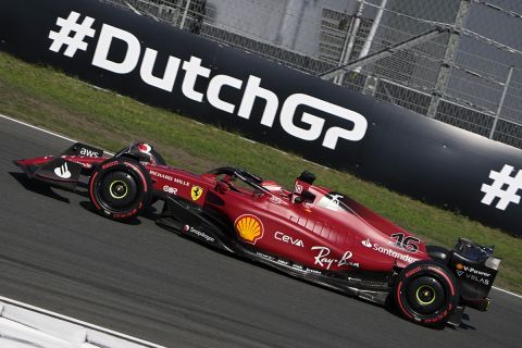 Ο οδηγός της Ferrari, Σαρλ Λεκλέρ, στο GP Ολλανδίας