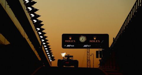 xxxx during qualifying for the Abu Dhabi Formula One Grand Prix at Yas Marina Circuit on November 22, 2014 in Abu Dhabi, United Arab Emirates.