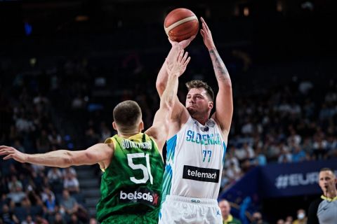 EuroBasket 2022, Σλοβενία - Λιθουανία 92-85: Σούπερ Τόμπι, καθάρισε και για τον άστοχο - αλλά "διπλό" - Ντόντσιτς