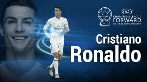 UEFA: Παίκτης της χρονιάς ο Κριστιάνο Ρονάλντο
