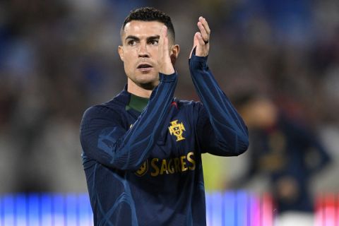 Ο Κριστιάνο Ρονάλντο σε αγώνα της Πορτογαλίας απέναντι στην Σλοβακία για τα προκριματικά του Euro | 8 Σεπτεμβρίου 2023