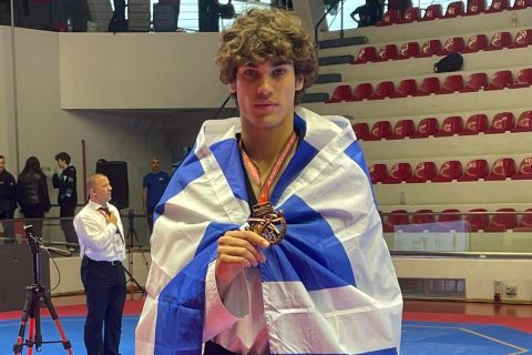 Χάλκινο μετάλλιο ο Γιώργος Πανταζής (-80κ.) στο Ευρωπαϊκό πρωτάθλημα U21 στο ταεκβοντό