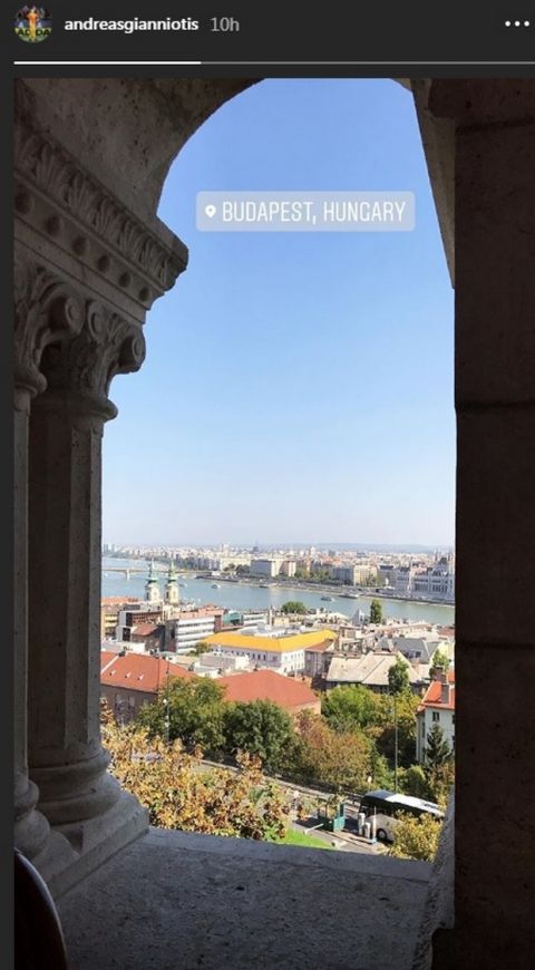 Η ομορφιά της Βουδαπέστης από το Instagram του Γιαννιώτη