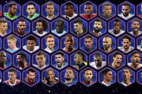 Οι υποψήφιοι της UEFA για την κορυφαία ομάδα του 2017