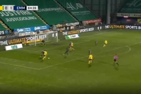 Ο Εμμανουηλίδης σκοράρει το πρώτο του γκολ στην Eredivisie