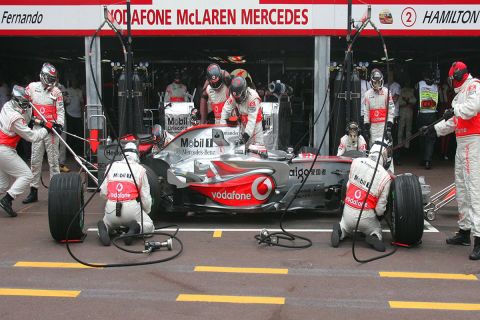 MacLaren Mercedes driver Fernando Alonso