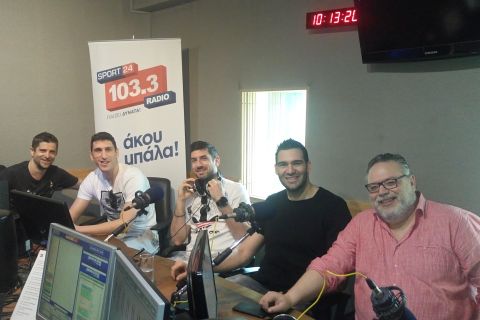 Μαυροειδής, Ξανθόπουλος και Λαρεντζάκης στον Sport24 Radio 103,3