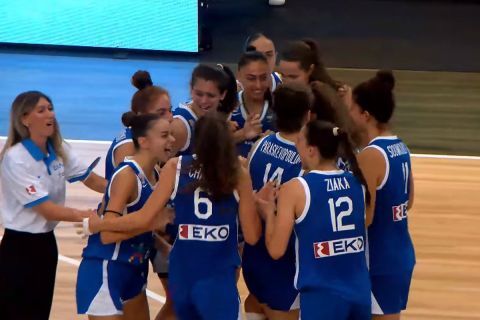 Βέλγιο - Ελλάδα 57-61:  Νίκη για την Εθνική Κορασίδων θα παίξει για τις θέσεις 5-6 στο EuroBasket U16