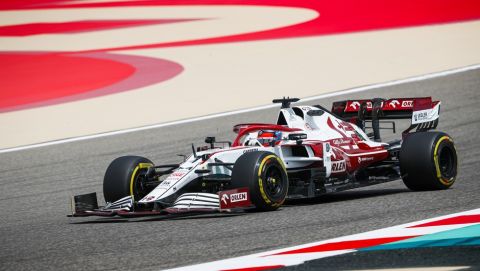 07 RAIKKONEN Kimi (fin), Alfa Romeo Racing ORLEN C41, action during the Formula 1 Pre-season testing 2020 from March 12 to 14, 2021 on the Bahrain International Circuit, in Sakhir, Bahrain - Photo Antonin Vincent / DPPI