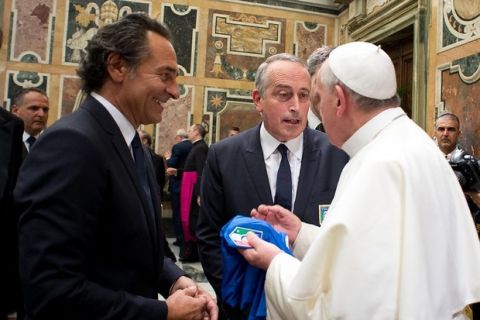 Ο Πάπας υποδέχτηκε Εθνική Ιταλίας & Αργεντινής