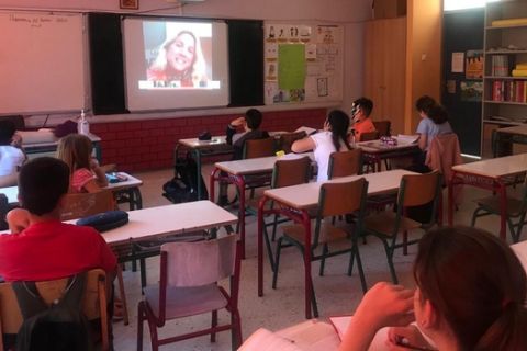 "Ζήσε Αθλητικά": Η Ντεντίζ Δημάκη στο 11ο Δημοτικό Σχολείο Χαϊδαρίου