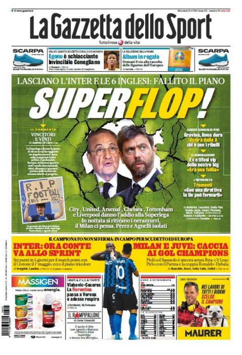 European Super League: Το διπλό πρωτοσέλιδο της Marca και η κατακραυγή για την ESL