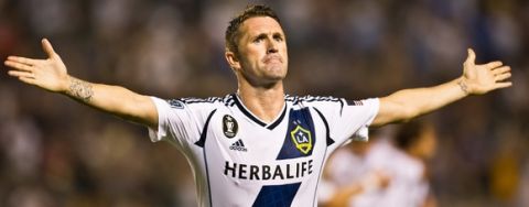 CARSON, California - September 22, 2012: The LA Galaxy defeated Toronto FC 4-2 during a Major League Soccer (MLS) game at Home Depot Center stadium.