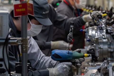 Nissan Yokohama Engine Production