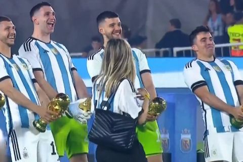 Εθνική Αργεντινή: Ο Μαρτίνες και οι συμπαίκτες του επανέλαβαν τον πανηγυρισμό με το Παγκόσμιο Κύπελλο