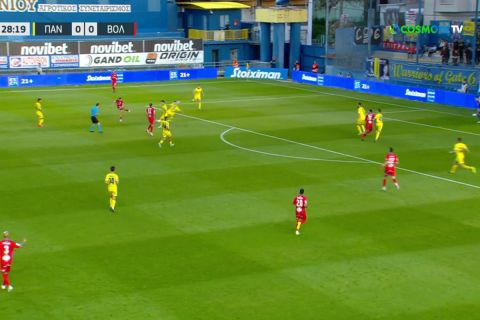 Το γκολ του Ασεχνούν για το 1-0 στο Παναιτωλικός - Βόλος