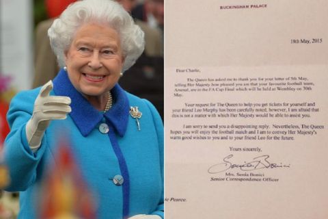 Ζήτησε εισιτήρια από την Βασίλισσα της Αγγλίας!