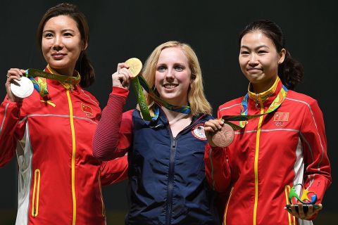 Χρυσό μετάλλιο στα 10μ. αεροβόλο καραμπίνα γυναικών η Θράσερ