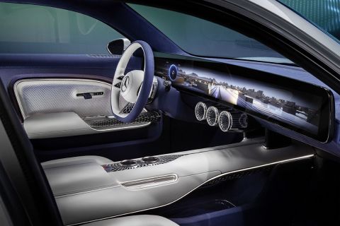 Το εσωτερικό της Mercedes Vision EQXX
