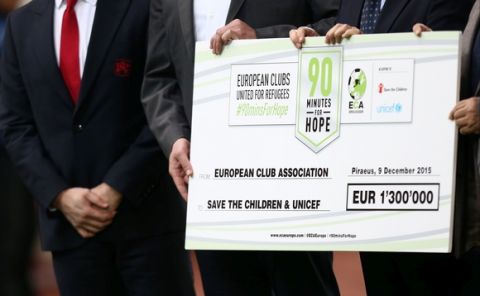 Στο πλευρό της UNICEF το European Club Association