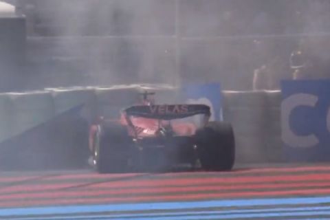 GP Γαλλίας: Ο Λεκλέρ κατέληξε στις μπαριέρες ενώ ήταν πρώτος