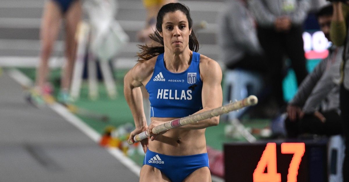 In the pole vault final Stefanidi, Kyriakopoulou was eliminated