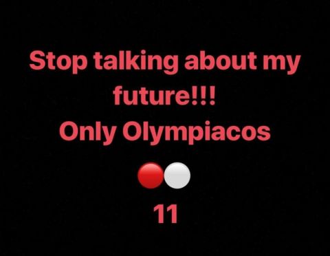 Μιραλάς: "Σταματήστε να μιλάτε για το μέλλον μου, μόνο Ολυμπιακός"