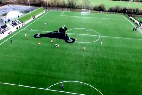 Drones: Η νέα προπονητική μέθοδος κατακτά το ποδόσφαιρο