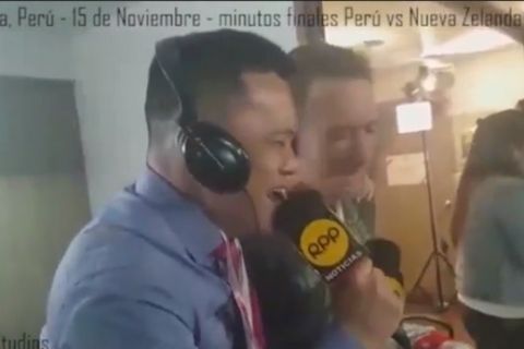 Δημοσιογράφοι έκλαψαν on air για την πρόκριση του Περού