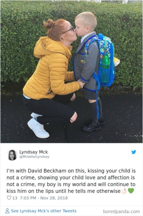 Ντέιβιντ Μπεκαμ: Σκληρή κριτική γιατί φιλάει στο στόμα την 7χρονη κόρη του