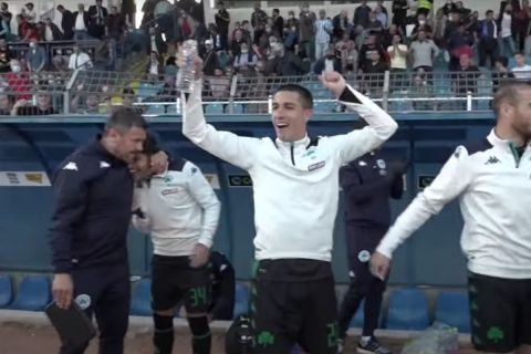 Παναθηναϊκός: Το μπουγέλο του Αϊτόρ στον Πέρεθ μετά την πρόκριση στον τελικό κυπέλλου