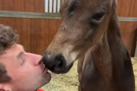 Η αγάπη του Μίλερ για τα άλογα και το φιλί στο στόμα που έγινε viral