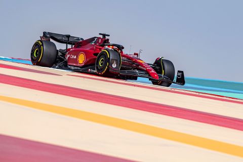 Η Ferrari του Λεκλέρκ στην πρώτη ημέρα δοκιμών στο Μπαχρέιν